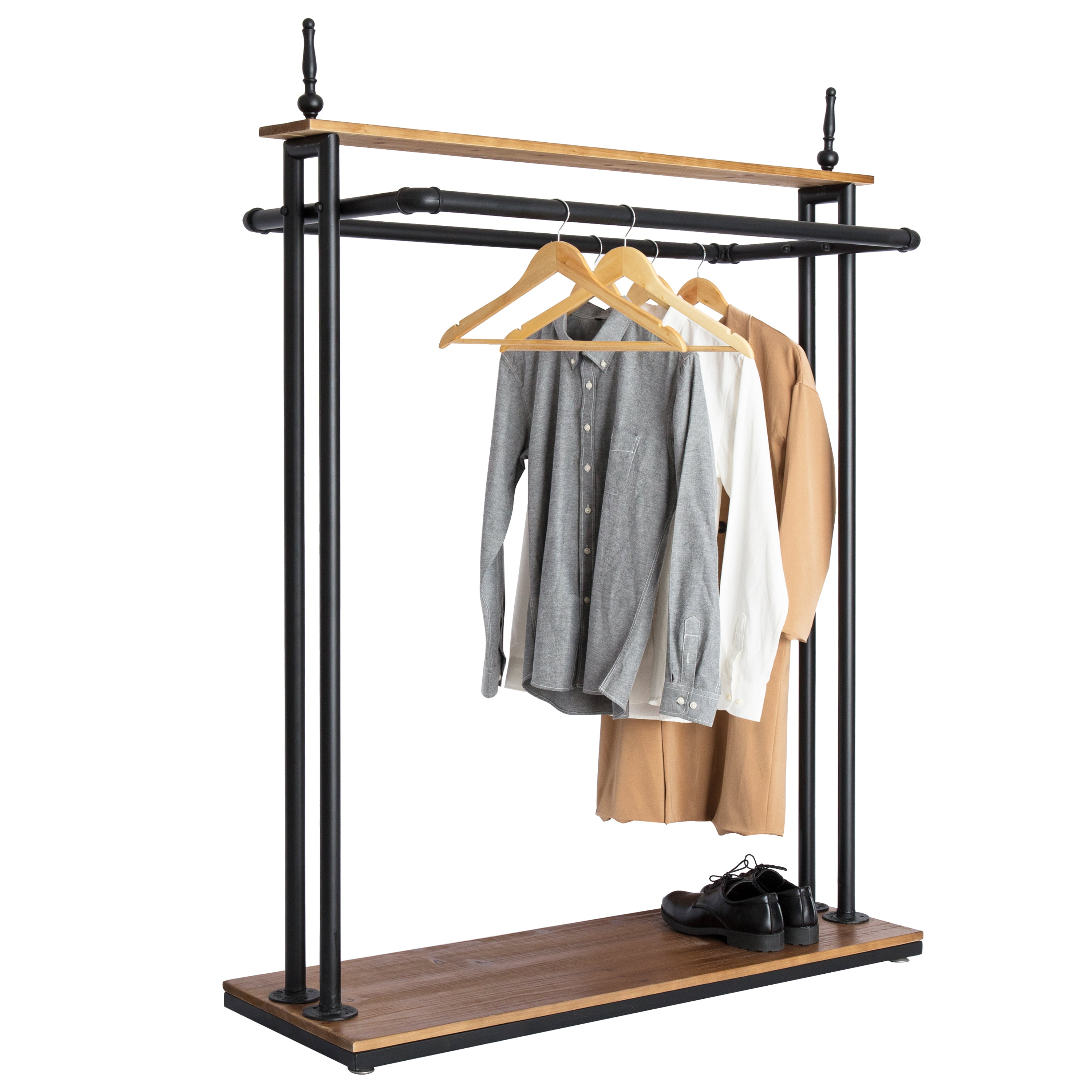 Wood & More Steel Stand Hanger 140*180 Black Clothes hanger-4