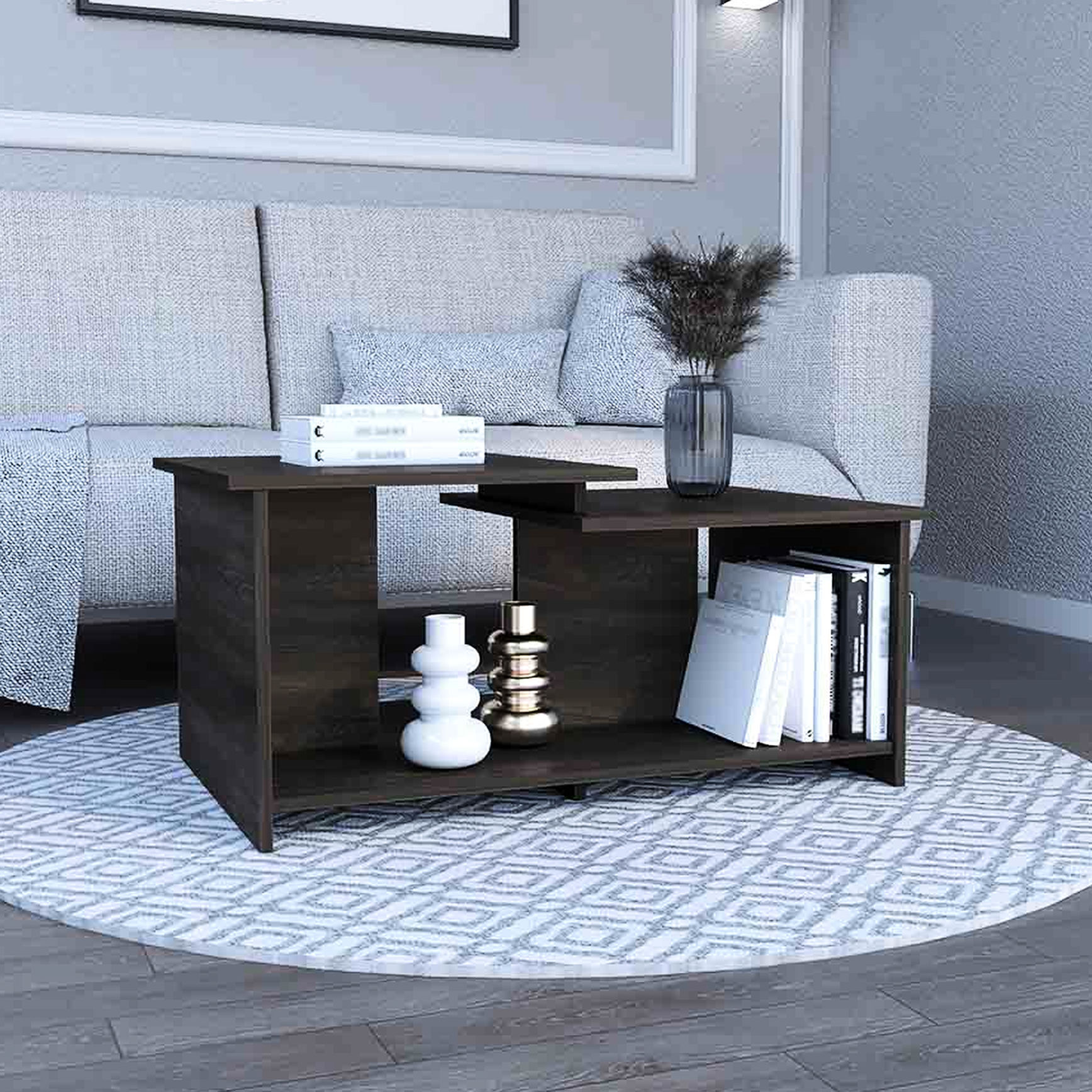 Freestanding two - level table / In the main living space / Modern and ...