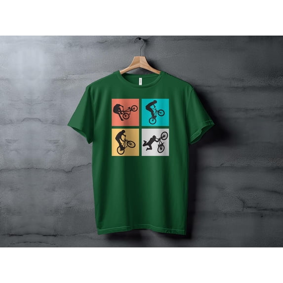 Freestyle Bicycle Rider BMX Cyclist Lover Gift T-Shirt Women Men Kids Tee Bike Bikes Cycling Bike Nerd Bike Freestyle Stunt Rider Gift Shirt