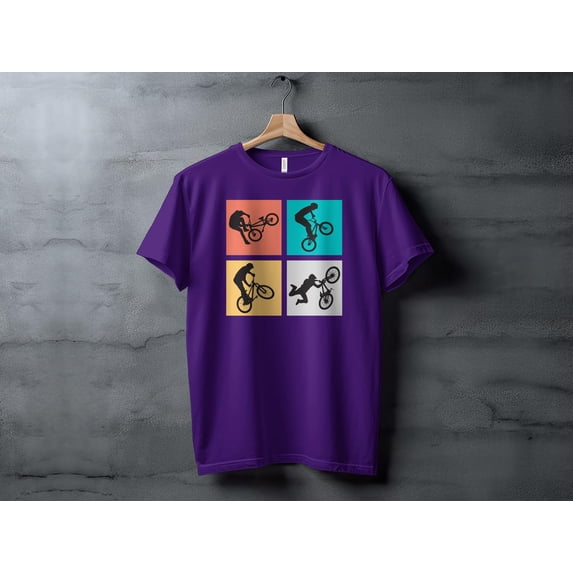 Freestyle Bicycle Rider BMX Cyclist Lover Gift T-Shirt Women Men Kids Tee Bike Bikes Cycling Bike Nerd Bike Freestyle Stunt Rider Gift Shirt