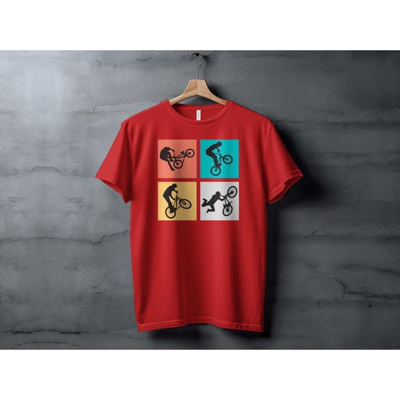 Freestyle Bicycle Rider BMX Cyclist Lover Gift T-Shirt Women Men Kids Tee Bike Bikes Cycling Bike Nerd Bike Freestyle Stunt Rider Gift Shirt