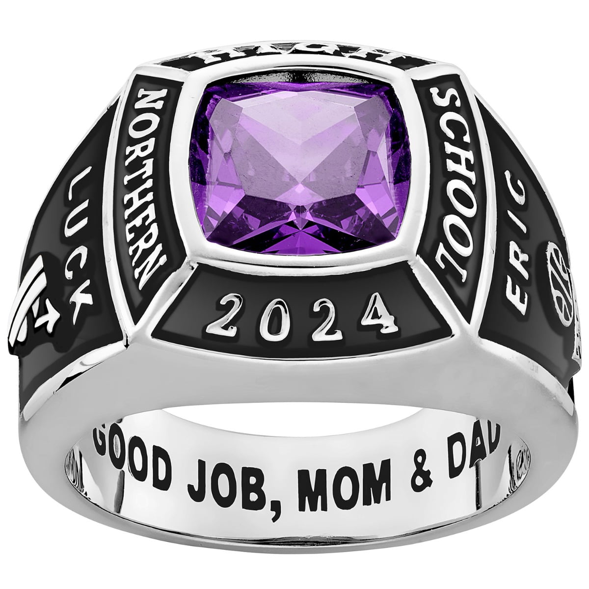 Order Now for 2025 Graduation, Freestyle Men's Classic Sterling