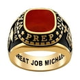 thumbnail image 1 of Order Now for 2025 Graduation, Freestyle Men’s – Onyx, Carnelian, Lapis, Mother of Pearl Genuine Stone Class Ring, Personalized, High School or College Graduation, 1 of 9