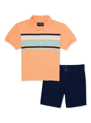 Louis Vuitton boy set, t-shirt, shorts, white/black Children s Sets