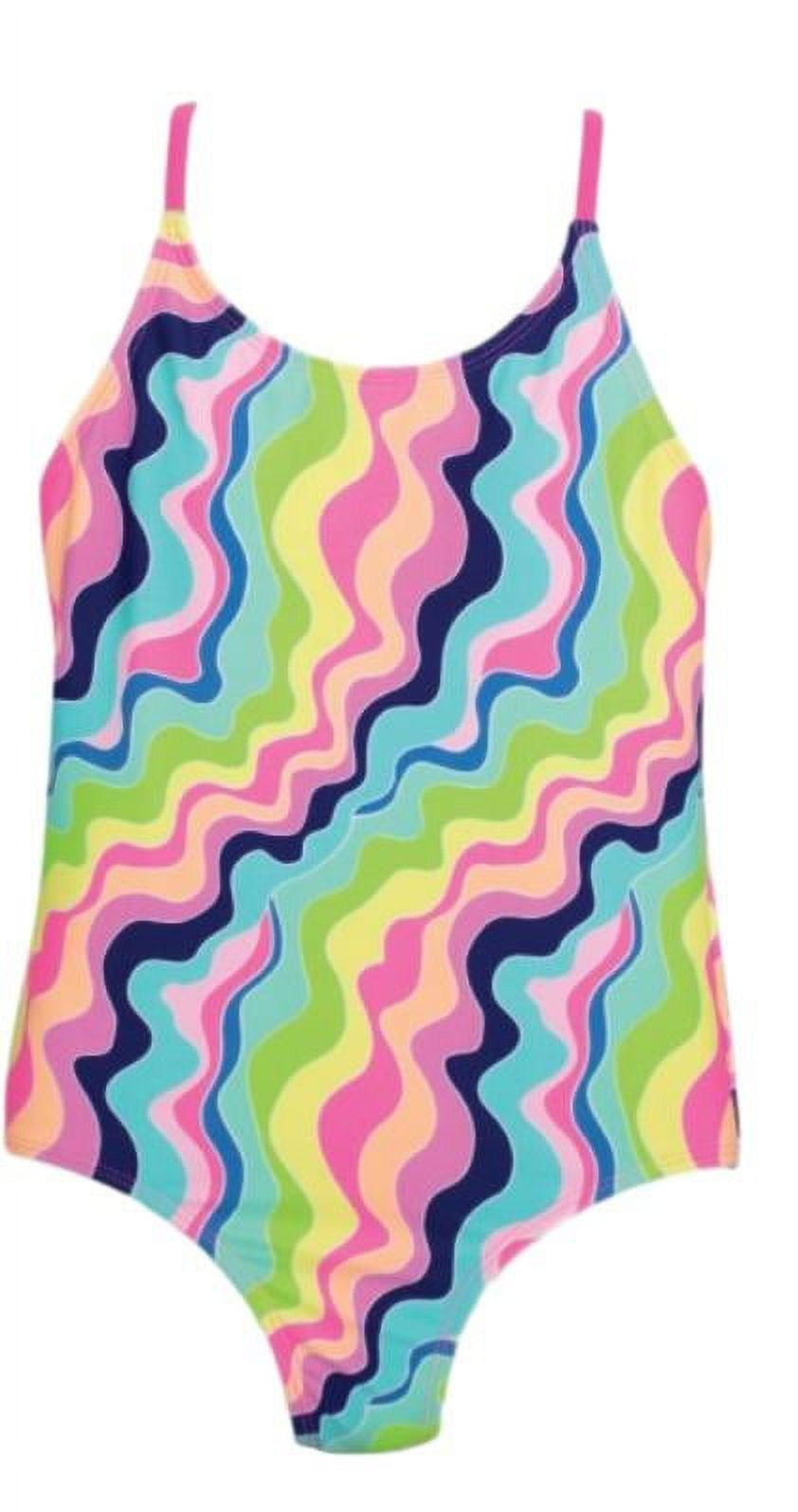 Freestyle Revolution Girl s One Piece Multicolored Bathing Suit