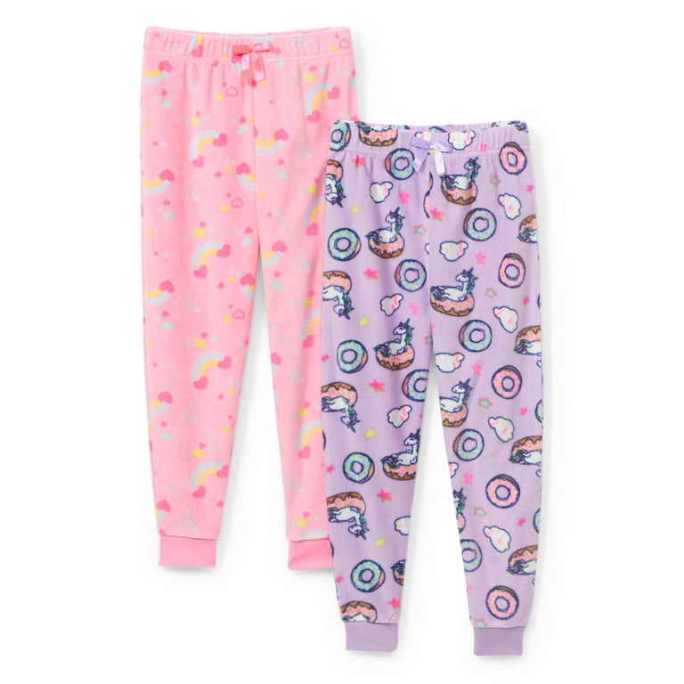 Girls fleece pajama pants sales
