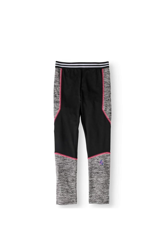 Leggings Girls' Size 4 Black/Spacedye Active