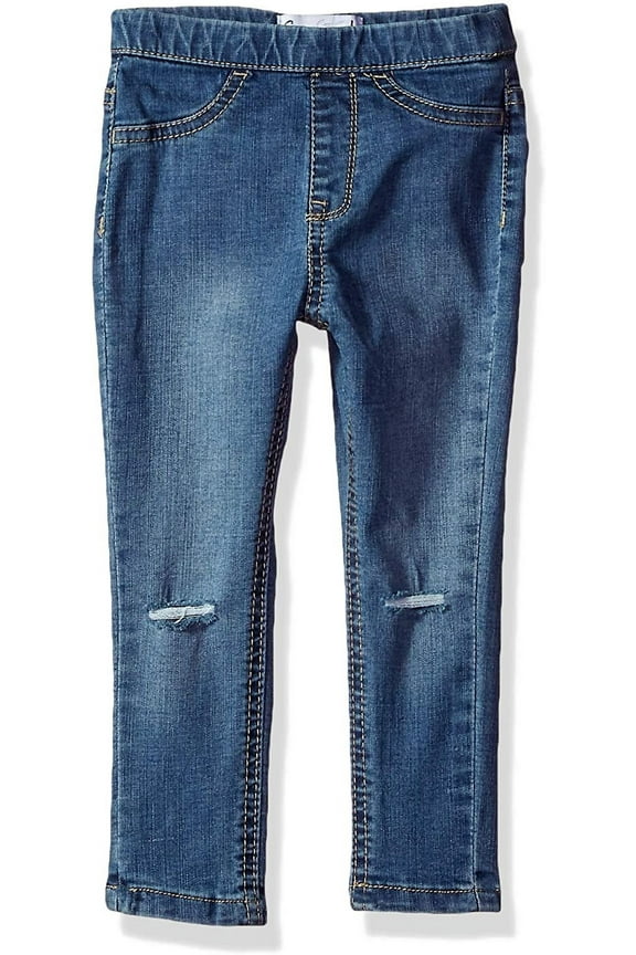 Soft Stretch Pull On Denim Jeggings (Girl's)
