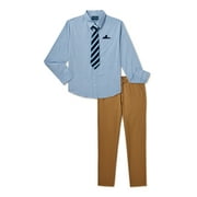 Freestyle Revolution Toddler Boy Dress Shirt & Pants with Tie Outfit Set, 3-Piece, Sizes 2T-4T