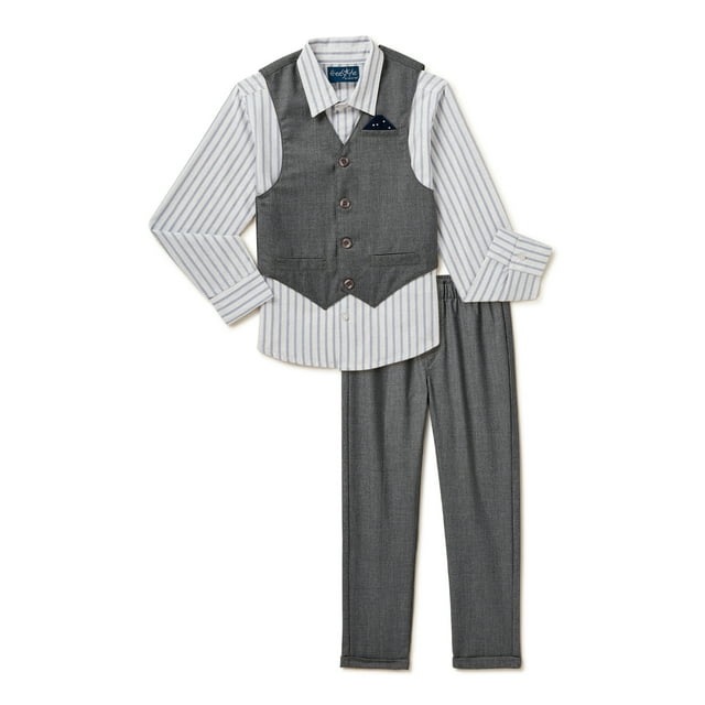 Freestyle Revolution Toddler Boy Dress Shirt, Vest and Pants Outfit Set