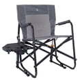 thumbnail image 1 of GCI Outdoor Freestyle Rocker with Side Table Folding Rocking Camping Chair, Heathered Pewter, 1 of 10