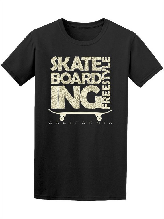 Freestyle Skate Board California T-Shirt Men -Image by Shutterstock, Male Small