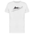 thumbnail image 1 of Freestyle Swimmer Design T-Shirt Men -Image by Shutterstock, Male Medium, 1 of 2