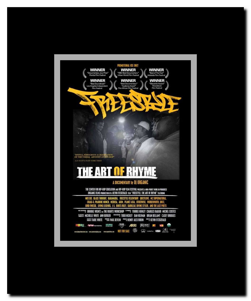 Freestyle: The Art of Rhyme Framed Movie Poster