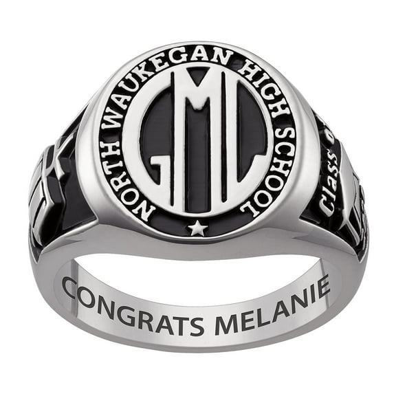 Order Now for 2025 Graduation, Freestyle Women's Celebrium Oval Signet Class Ring, Personalized, High School or College Graduation