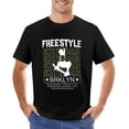 thumbnail image 1 of Freestyle,skateboarding, Brooklyn Men’s Graphic T-shirt Vintage Short Sleeve Sport Tee Black 3XL, 1 of 5