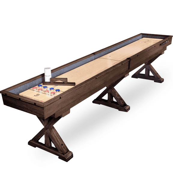 Freetime Fun 12 FT Solid Wood Shuffleboard Table- RS4200