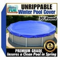thumbnail image 1 of Freetime Fun Premium Winter Pool Cover 30' Round for Above Ground Pools - Extra Thick & Durable Pool Cover with Tear-Proof, UV-Resistant, 1700D Waterproof and Weatherproof Fabric, 1 of 7