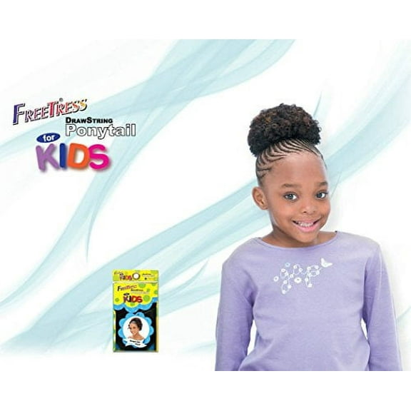 Freetress Afro 4" Drawstring Ponytail for Kids