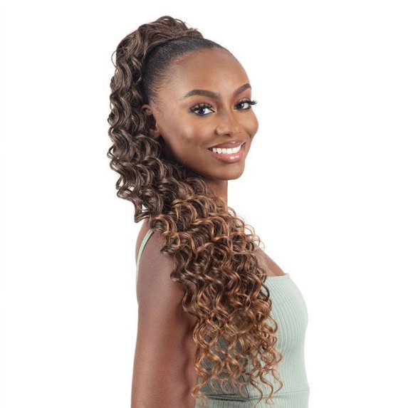 Freetress Equal Lite Drawstring Ponytail - RIBBON CURL 28" (Color:4)