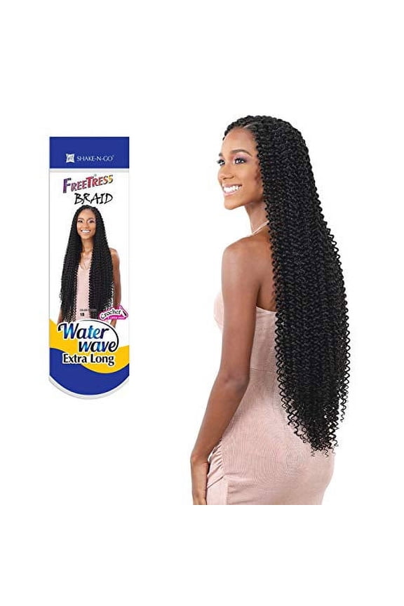 Synthetic Braid WATER WAVE EXTRA LONG (3-Pack, 1B)