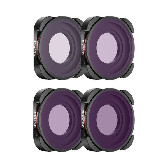 Freewell Hybrid ND/PL Bright Day Filter Bundle for Select GoPro HERO Cameras, 4-Pack