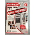 thumbnail image 1 of Freez-A-Frame 34425 Magnetic 4 - 4" x 6" & 2 - 5" x 7" Photo Frame For Refrigerator Value 6-pack - Made in USA, 1 of 1