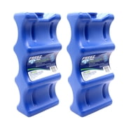 Freez Pak Everyday Reusable Ice Substitute Block for 6-Pack of 12oz Cans - Gel Ice Pack Shaped to fit 12oz Cans for Coolers, Fishing, Sporting Events, Beach & Camping Trips - Made in USA2-Pack
