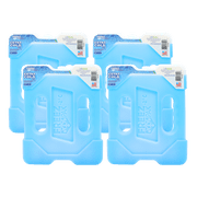 Freez Pak Extra Cold -2 C 28 F 4.5lb Ice Pack Block - Reusable & Compact Ice Substitute Pack for Lunch Boxes, Coolers, Fishing, Sporting Events, Beach & Camping Trips - Made in the USA 4-Pack
