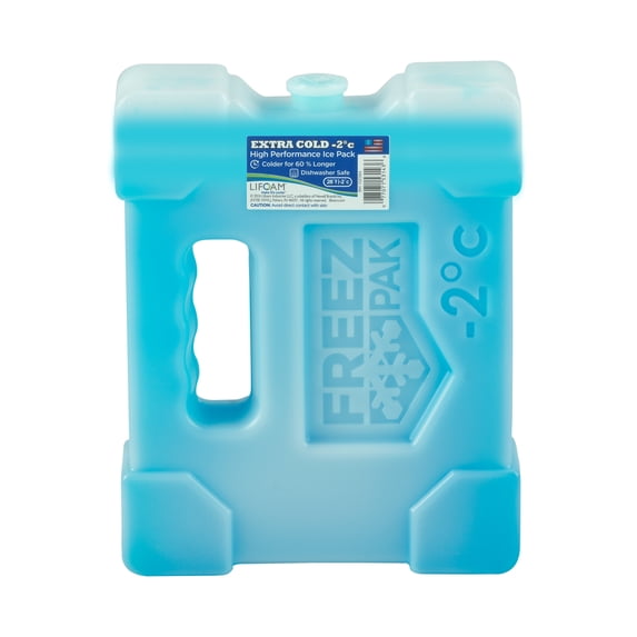 Freez Pak Medium Extra Cold Reusable Ice Pack with Hard Shell 2.85 lbs, 8.5 Inches