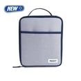 thumbnail image 1 of PackIt Freezable Gel-Lined Large Upright Lunch Box, Gray/Navy, Ideal for Workday Meals & Travel, 1 of 13