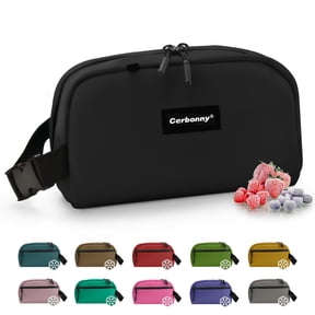 Cerbonny Mini Freezable Lunch Bag, 9"X5"X4" Small Insulated Cooler Box with Ice Pack and Handle Buckle for Work School Travel