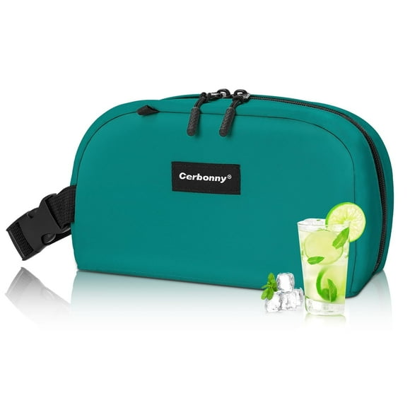 Freezable Lunch Bag,Freezable Snack Bag,Mini Cooler Bag for Travel/Work/School,Small Insulated Bag,Small Cooler Lunch Box with Ice Packs,Insulated Snack Bag,Freezable Snack Box with Handle Buckle