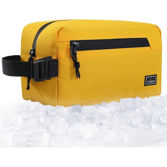Freezable Snack Bags Small Frozen Mini Cooler Lunch Bag Freezer Insulated Pouch for Adults Work Travel On-the-go,Yellow