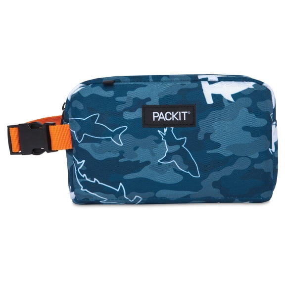 Packit Freezable Snack Box, Camo Sharks