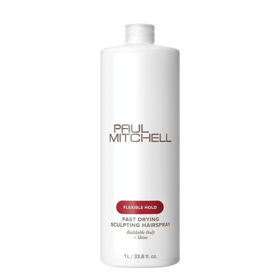 Paul Mitchell Fast Drying Sculpting Spray, Medium Hold, Touchable Finish, For All Hair Types, 33.8 fl oz