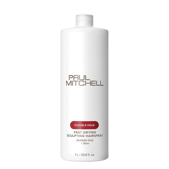 Paul Mitchell Fast Drying Sculpting Spray, Medium Hold, Touchable Finish, For All Hair Types, 33.8 fl oz