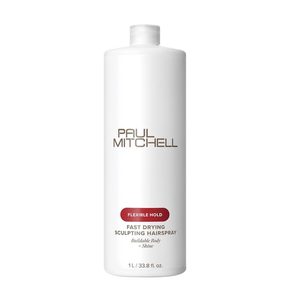 Paul Mitchell Fast Drying Sculpting Spray, Medium Hold, Touchable Finish, For All Hair Types, 33.8 fl oz