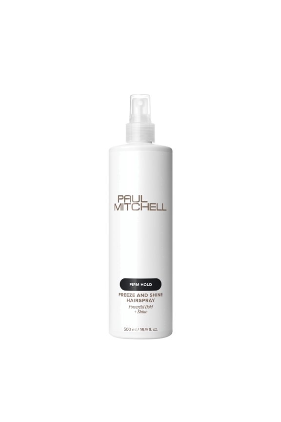 Freeze and Shine Super Hairspray, Maximum Hold, Shiny Finish Hairspray, For Coarse Hair 16.9 FL OZ