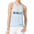 thumbnail image 1 of Freeze CMI Inc. Womens Finally Friday Tank Top, Blue, Juniors, Medium, 1 of 1