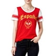 thumbnail image 1 of Freeze CMI Inc. Womens Spain Graphic T-Shirt, Red, Juniors, Large, 1 of 2