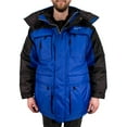thumbnail image 1 of Freeze Defense Big & Tall Men's 3in1 Winter Jacket Coat Parka & Vest (8XL, Blue), 1 of 10