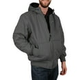 thumbnail image 1 of Freeze Defense Men's Big & Tall Fleece Lined Quilted Winter Jacket Coat (3XL, Gray), 1 of 9