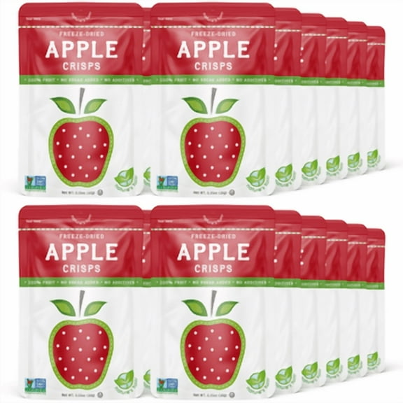 Nature’s Turn Freeze-Dried Fruit Snacks, Apple Crisps, Pack of 24 (0.35 oz Each)
