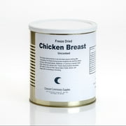 Freeze Dried Boneless Uncooked Chicken Breasts 25 Year Shelf Life 12 Breasts
