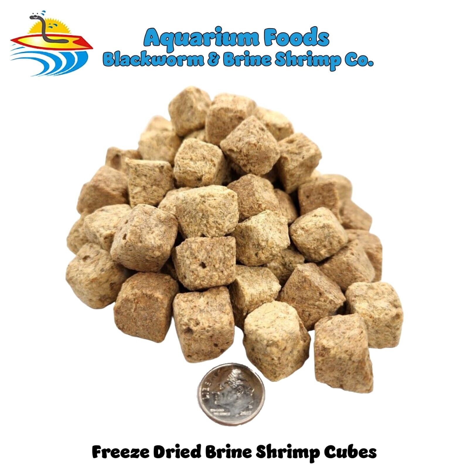 Freeze Dried Brine Shrimp Cubes - Discus, Cichlids, Tropical Fish & Carnivorous Plants...1-lb