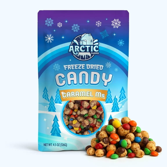 Freeze Dried Candy Caramel Chocolate Ms (Caramel) (4.5oz)