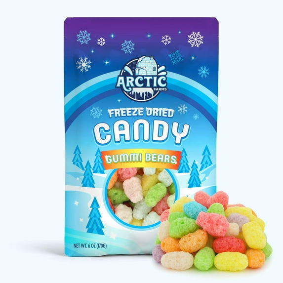 Freeze Dried Candy Gummy Bears (Assorted) (6oz)