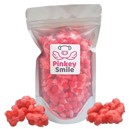 Freeze-Dried Candy Fiery Cinnamon Puffs 5oz Red Puffs Candy - Cinnamon Flavored Candy - Deliciously Crunchy, Intense Flavor, Lightweight Snack - Resealable Bag - Ships in Box