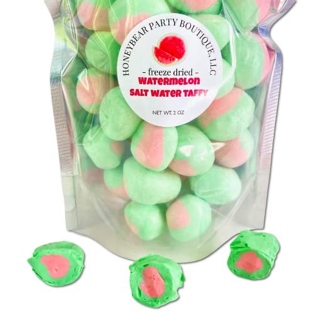Freeze Dried Candy Watermelon Taffy Watermelon Salt Water Taffy (2